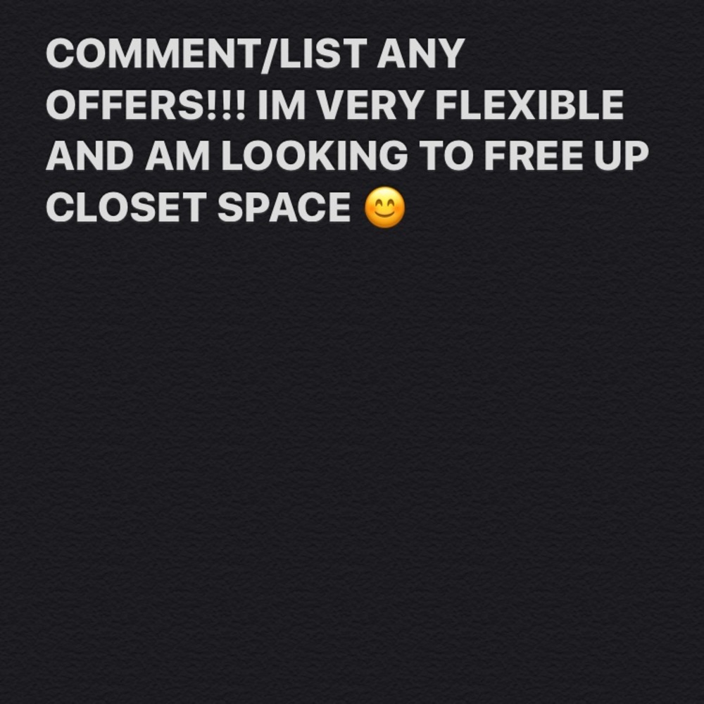 COMMENT ANY OFFERS ON ANY LISTING